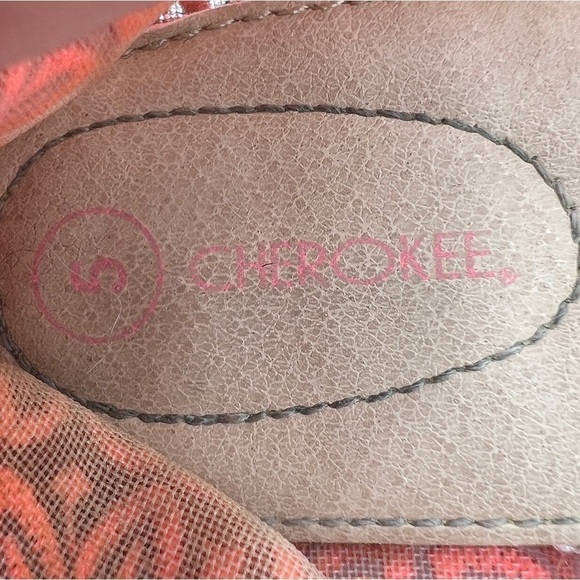 Cherokee Hot Pink Lace Slip On Ballet Flats Size 5 Girl's - Picture 2 of 9